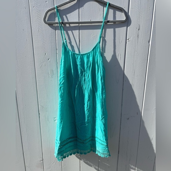 l*space Dresses & Skirts - L’Space Spaghetti Strap Sundress Coverup Turquoise XSmall